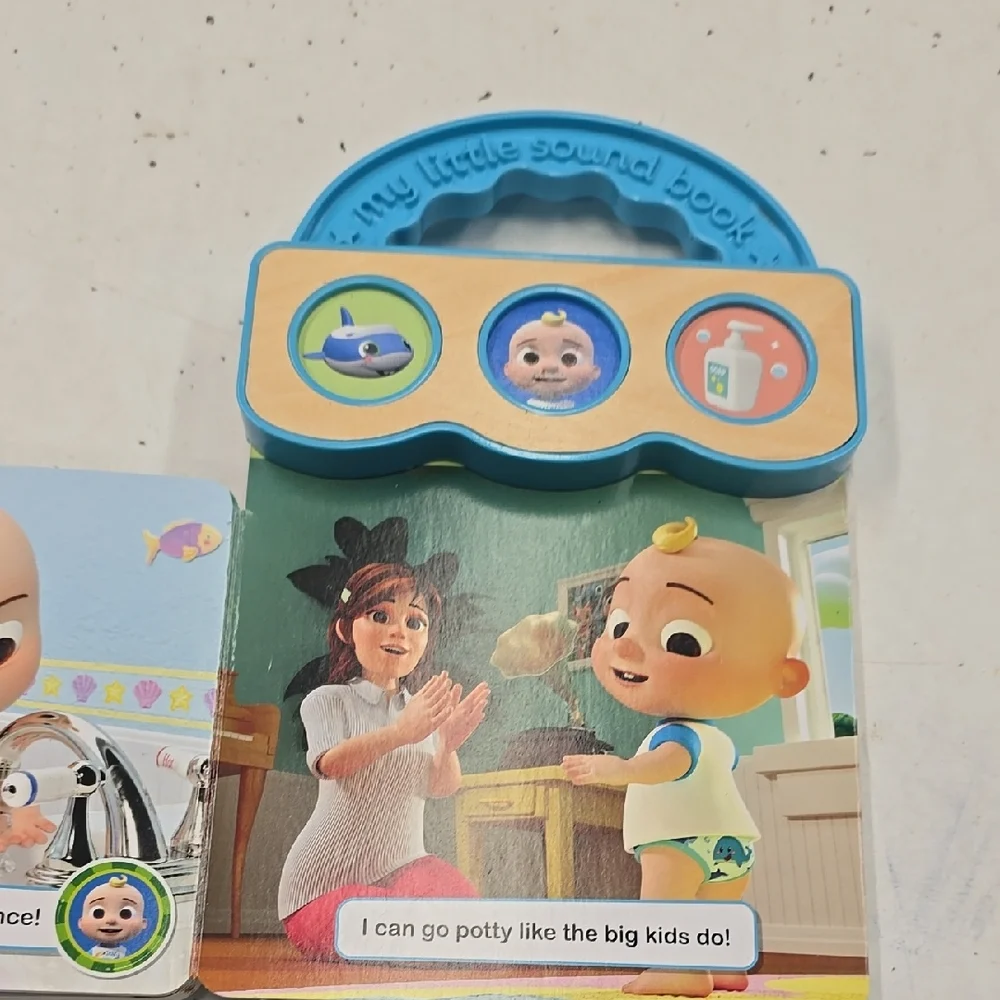 Cocomelon Interactive Blue Learning Book for Potty Training‎